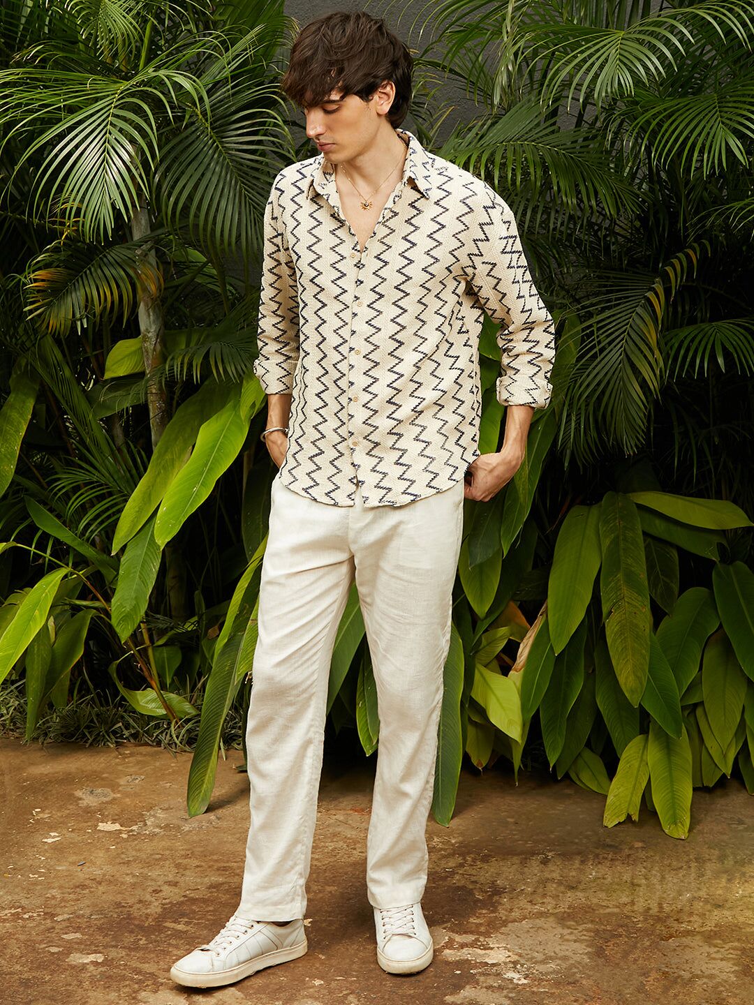 Zig-Zag Knit Shirt - Image 2